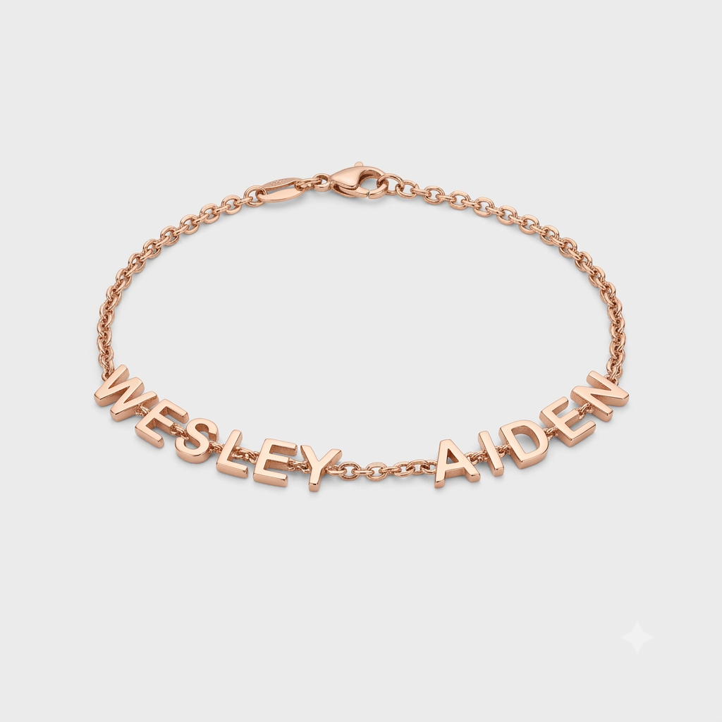 Pulseira com Nomes Personalizável